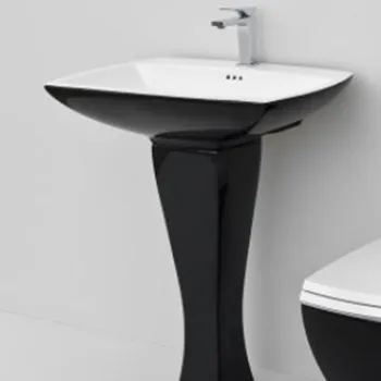 Раковина Artceram JAZZ 60х48, 1 отв., черный JZC003 03/ JZ18nero