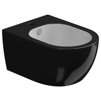 Биде подвесное биколор GSG Ceramic Design Like LKBISOBI000/002 White/Black Shiny