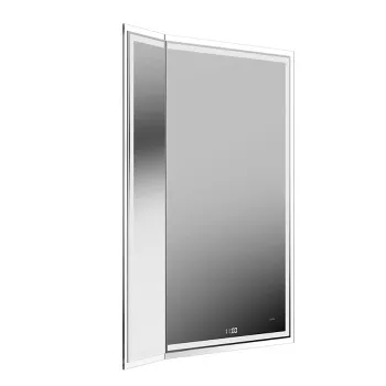 Зеркало TECNO M Kerama Marazzi 65 с поворотной дверцей подсветкой и функцией антизапотевание, белое TE.M.mi.65