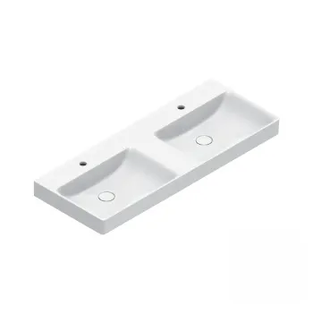 Раковина 120×47 Catalano Green c 2 отверстиями Bianco lucido 0421222001