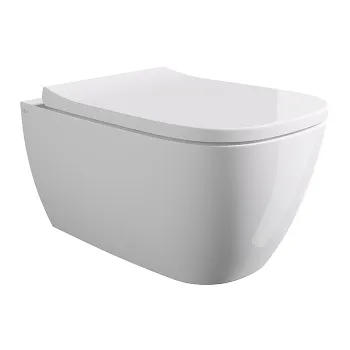 Унитаз подвесной Alice Wunder 45000101 смыв aliflush+, под крепления Fischer WB-KliX, и крышки, белый глянцевый