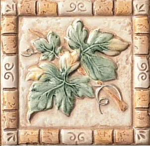 Керамогранит 1009570 Inserto S/2 Grappoli Gialo 10х10