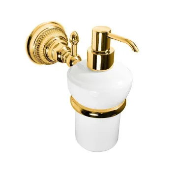 Дозатор для жидкого мыла подвесной Nicolazzi Impero золото 1489GO36