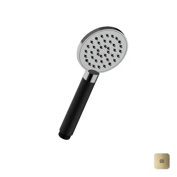 Лейка душевая ручная Posh Almar 90 с одним типом струи, золото pvd E082108.GO