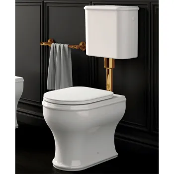 Бачок средний подвесной для унитаза пристенного Azzurra Charme, белый CHCSZA000000BI/(CHA400/Z bi)