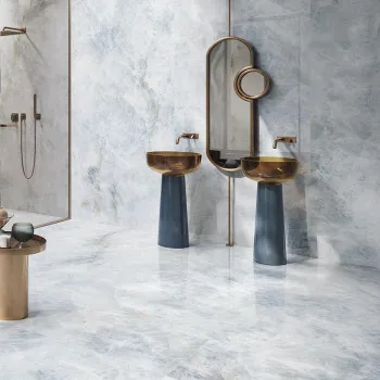 Керамогранит Emil Ceramica Tele di Marmo Precious Crystal Azure Full Lappato Rett 60x120cm 9.5mm