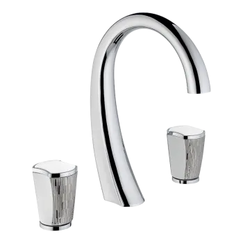 Смеситель для раковины THG Porcelain Blanche Decor Platine U2E-A02-151 хром