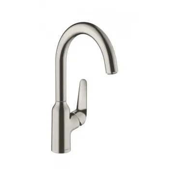 Смеситель для кухни hansgrohe Focus M42, 220 1jet 71802800 сталь
