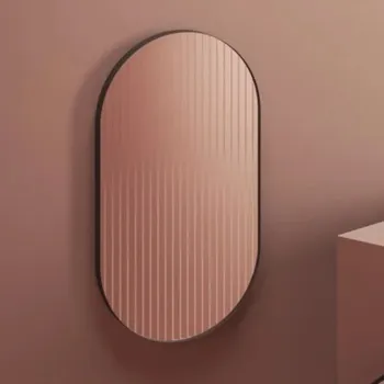 Зеркало Artceram Look 50х90, в металлической раме, moka ACS017 56