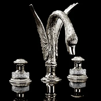 Смеситель для раковины Devon&Devon Excelsior Swan EXC-SW100NK никель