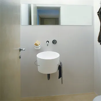 Раковина Agape Bucatini 40.5x49x33.5, без отв., матовый белый ACER0740NRZB *0