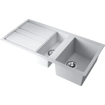 Мойка кухонная Omoikiri Kitagawa 100-2-WH белая 4993803