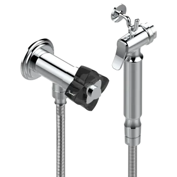 Гигиенический душ THG Petale De Cristal Noir U6D-A02-5840/8 хром