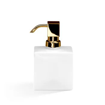 Дозатор для мыла Decor Walther DW 6260 настольный, фарфор, белый/золотой 842120
