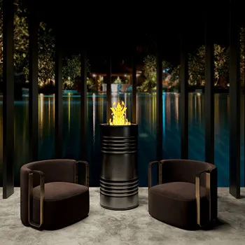 Камин биоэтаноловый для раковины Kerasan Artwork Barrel 7568K1