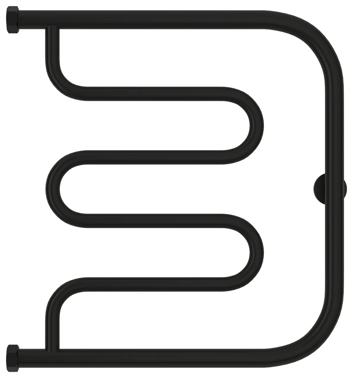 Полотенцесушитель водяной Сунержа Лира 500х500 31-0011-5050 матовый черный