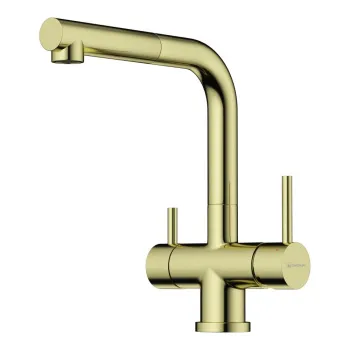 Смеситель для кухни Omoikiri Takamatsu-S LG светлое золото 4994476