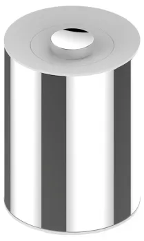 Ведро для мусора Keuco Plan 4989010051 с крышкой, 5 л, хром\белый