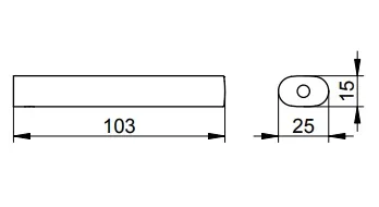 Держатель запасного рулона Keuco Edition 400 11563210000 нержавеющая сталь finish