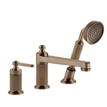 Смеситель на борт ванны Gessi Venti20 65037.708 Copper Brushed PVD