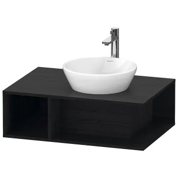 Duravit D-Neo Тумбочка подвесная компакт, 260x800x550 мм, 1 открытое отделение на левой стороне, цвет: Black Oak