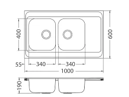 Кухонная мойка Alveus Classic Pro 80 1130472, в комплекте с сифоном