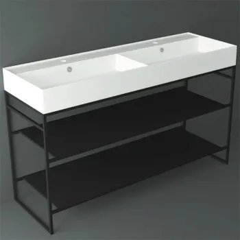 Тумба под раковину напольная Simas Agile AGSA141D 141x72 см черный