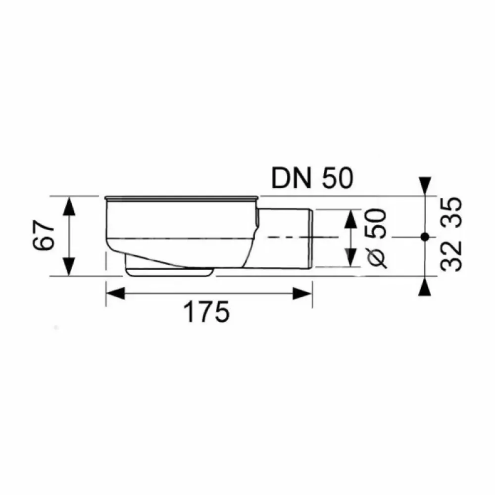 Сифон Tece Tecedrainline 650000 черный