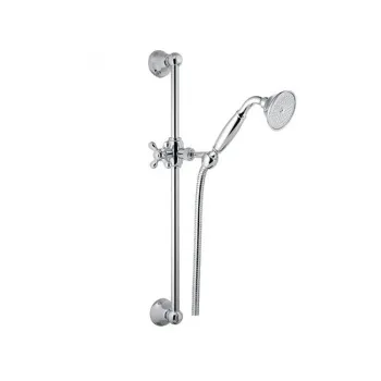 Душевая стойка Gattoni Pd 60 с лейкой CLASSIC и шлангом, dark nickel 1039/PDDN