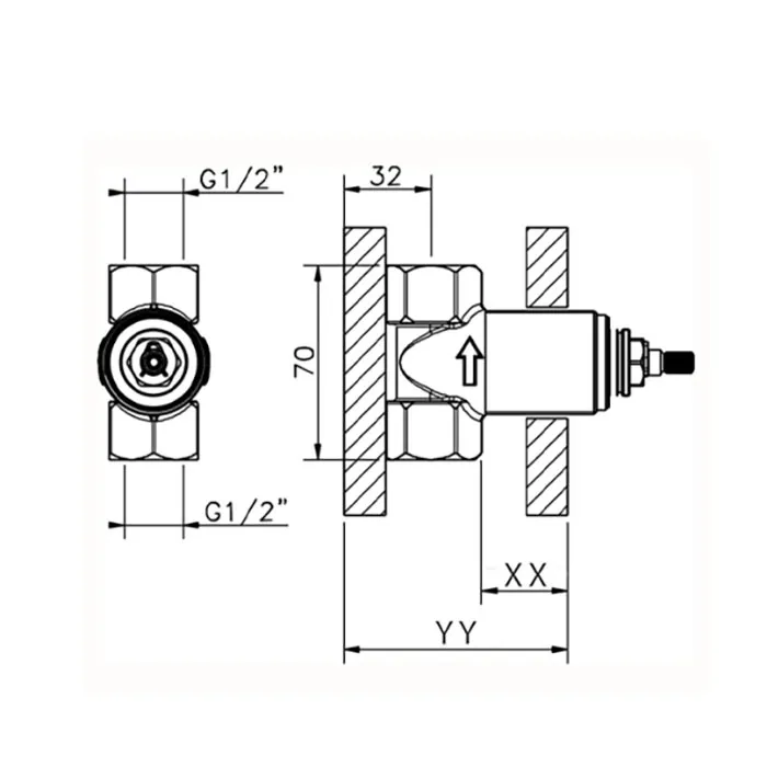 Внутренняя часть для смесителя Cisal Roadster Accent ZA00334004