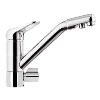 Смеситель для кухни Remer   выход для питьев. воды Kiss хром K40DW