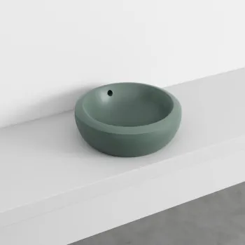 Раковина накладная Cielo Fluid FLLA45 MU 45 см зеленый