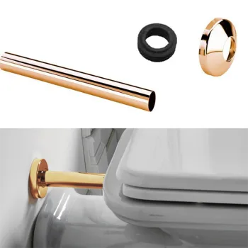 Соединение для смыва к напольному унитазу Kerasan d=40, золото 755291 oro