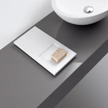 Мальница/лоток Agape Surf, 44см, настольная, белый Cristalplant ACOM0625Z