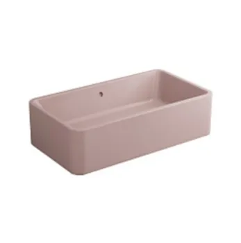 Раковина накладная Cielo Shui Comfort SHLAA7520 CP 75 см розовый