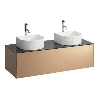 Laufen Sonar шкафчик под раковину, 1175х455х340 мм, 1 ящик, с отверстием слева и  справа, с отверстиями под смесители, совместим с раковинами-чашами 8