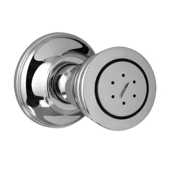 Наружняя форсунка c COLONIAL розетка Carimali Sferico 60 mm 2 гидромассажные форсунки c 90% SнаP, хром 24950-CR