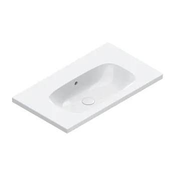 Раковина Catalano Alvea 80х46, подвесная или на мебель, без отв, белый глянцевый 620810001