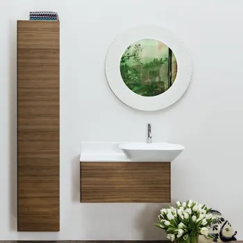 Laufen INO Тумба под раковину 8.1330.1/2, 770х350х355мм, с 1 выдвиж. ящиком, цвет: темный орех