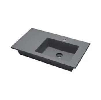 Раковина подвесная Cielo Era ERLA80DX BR 80 см правая серый