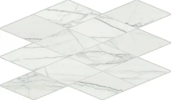 Мозаика Италон Charme Advance Wall Project Platinum Mosaico Diamond Lux 28x48 см 620110000136