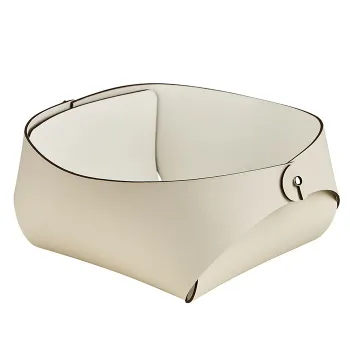 Корзинка ADJ Flora 15x15xH7, панна котта/белый 0041.16/10