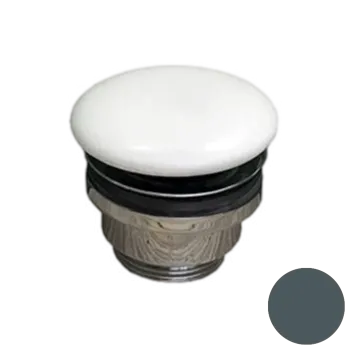 Донный клапан универсальный 1”1/4 с керамической крышкой GSG Ceramic Design PILTONUNIAR021 пепел