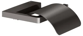 Держатель туалетной бумаги Keuco Moll 12760350000 с крышкой, титан черный шлифованный