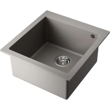 Мойка кухонная Omoikiri Bosen 47-GR leningrad grey 4993594