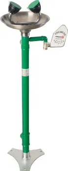 Аварийная раковина Nofer Emergency для промывки глаз из нержавеющей стали с рычагом SC320SS