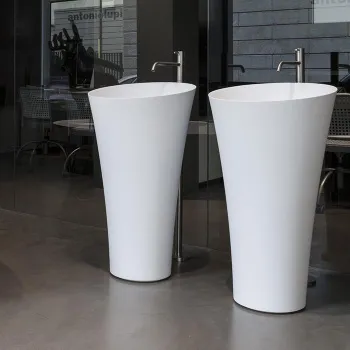 Раковина Antonio Lupi Tuba 50.4х50.4, без отв., белый А0002423924