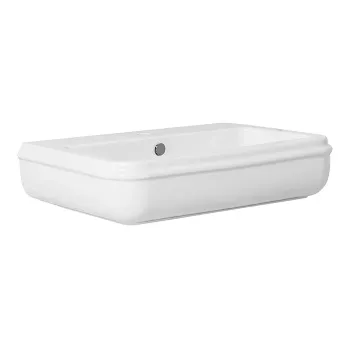 Раковина подвесная Azzurra Charme 68х46, с 3отв для смесителя, белый CHLP06846T0TBI