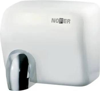 Сушилка для рук Nofer CYCLON (белая) 01101.W