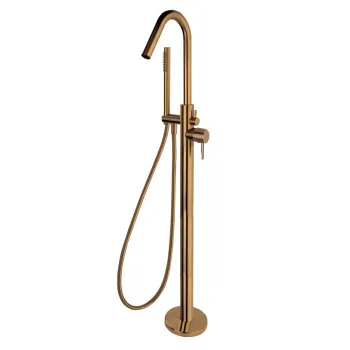 Смеситель для ванны Ramonsoler Odisea напольный с душевым комплектом медь 398503DCUC